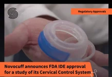 Novocuff announces FDA IDE approval for a study of its Cervical Control System Novocuff announces FDA IDE approval for a study of its Cervical Control System